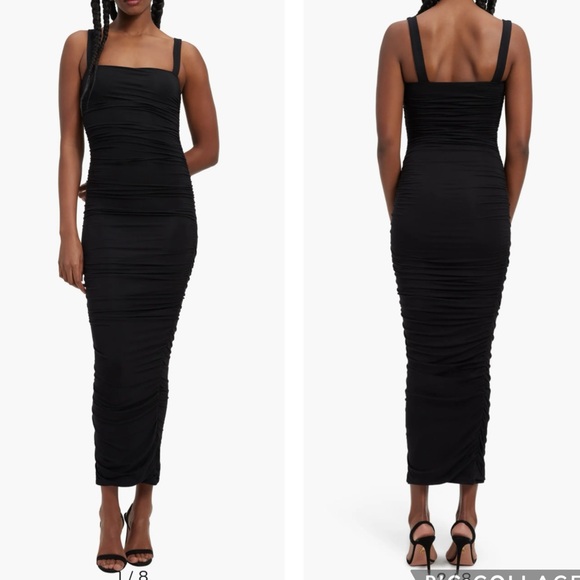 cutout dresses Black Dress with Slit Size:2XL 12-14 Studio Y Sequin Long occasion:holiday